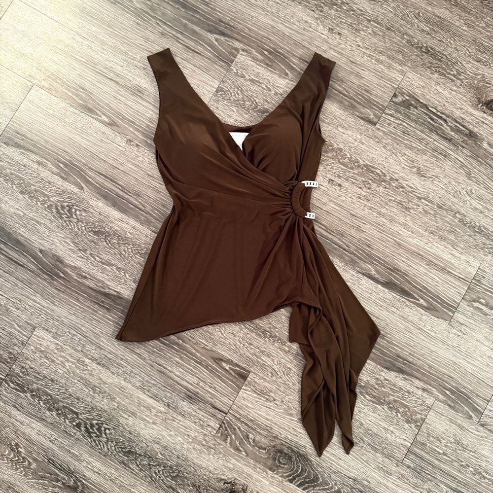 Jackie Jon New York y2k Draped Sleeveless Top